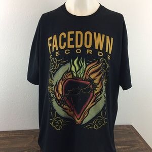 Facedown Records Graphic T Shirt Men’s XXL